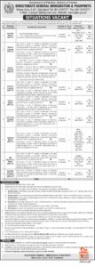 DGIP Passport Office Jobs 2024 Advertisement