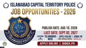 Islamabad Capital Territory Police Jobs 2026